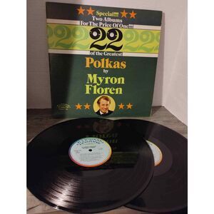 22 Of The Greatest Polkas By Myron Floren [vinyl - 2 x 12"] 1977 Ranwood R-7005